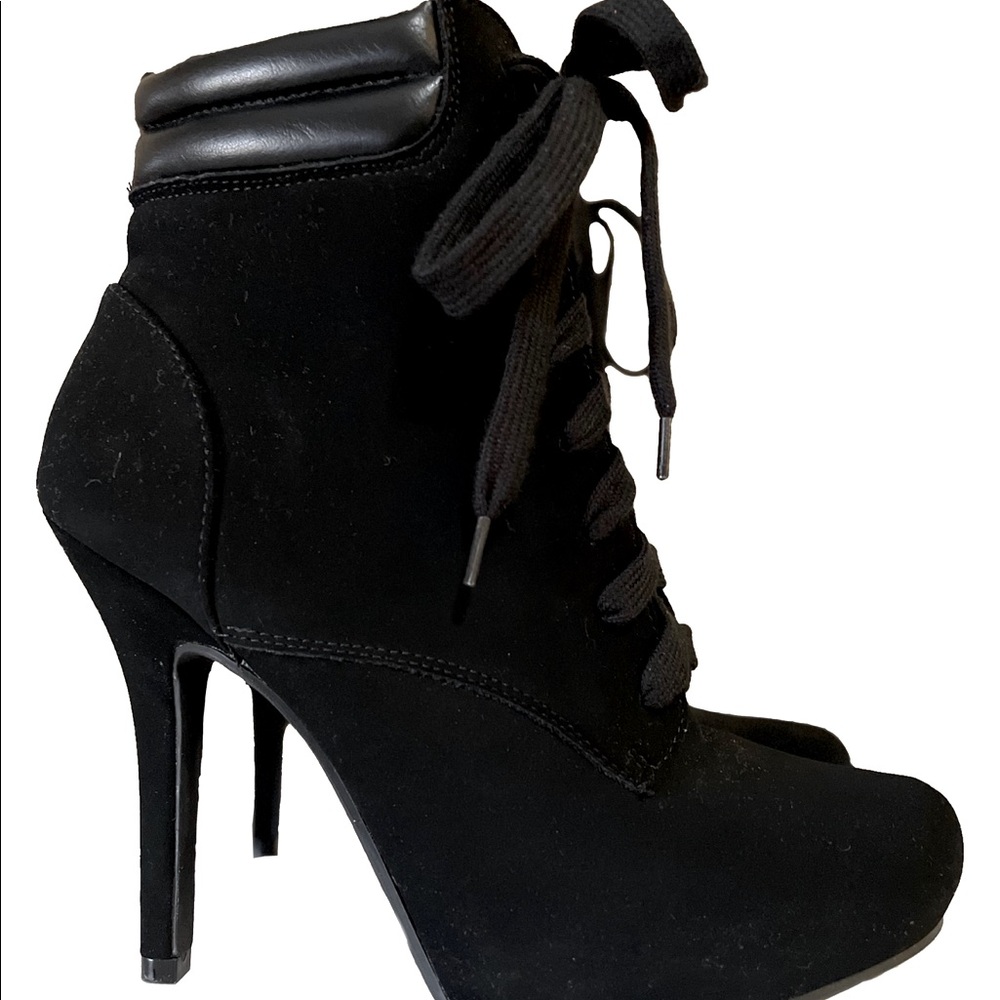 Black Suede Heels